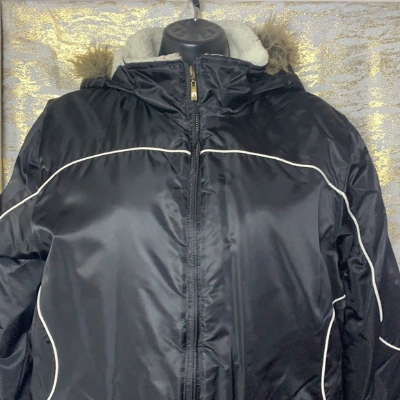GROGGY Black Women’s Bomber/Winter Jacket Size L - Picture 3 of 16